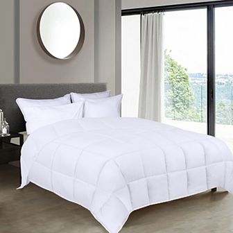 SUPERIOR Brushed Microfiber Reversible Down Alternative Comforter