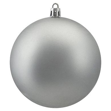 Northlight 12ct Matte Gray Shatterproof Christmas Ball Ornaments