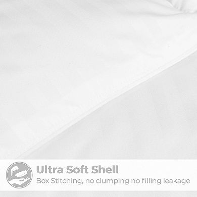 SUPERIOR Striped Reversible Down Alternative Comforter