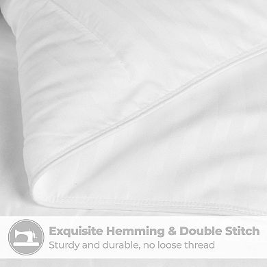 SUPERIOR Striped Reversible Down Alternative Comforter