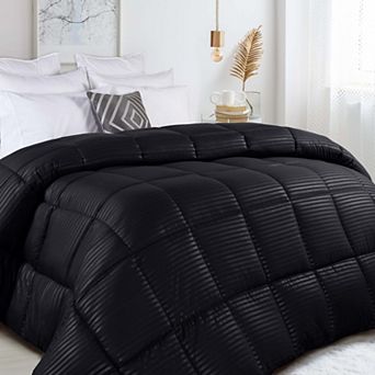 SUPERIOR Striped Reversible Down Alternative Comforter