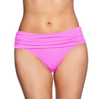 Women's LOFT Classic Shirred Foldover Swim Bottoms