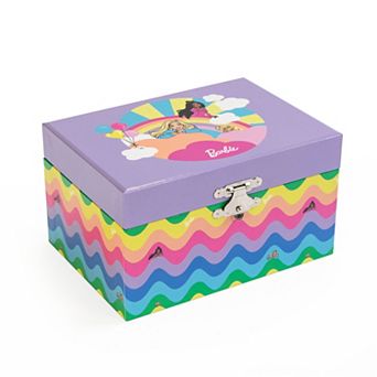 Barbie® Wavy Rainbow Musical Ballerina Jewelry Box by Mele and Co