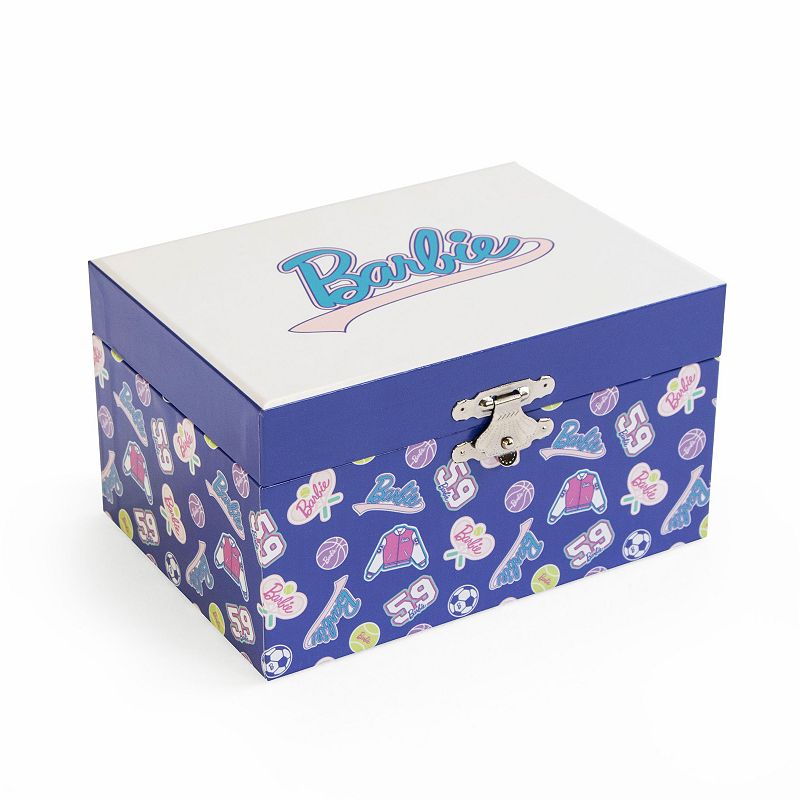 Barbie® Sport Musical Ballerina Jewelry Box by Mele and Co, Women's, Blue