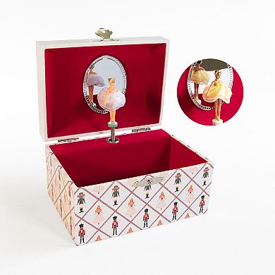 Mele and Co Nutcracker Musical Ballerina Jewelry Box