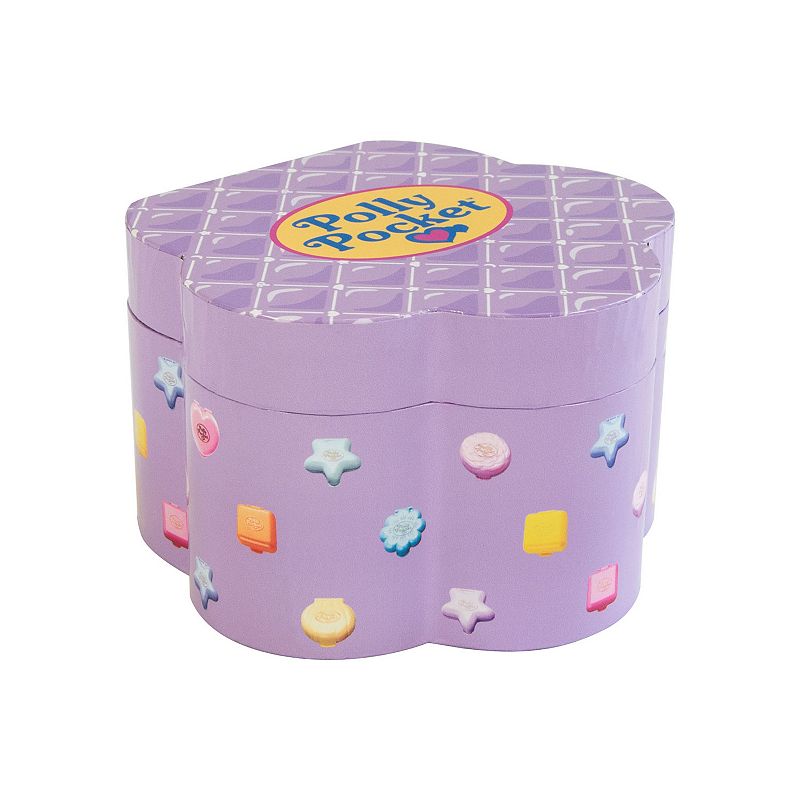 Polly Pocket Flower Musical Jewelry Box by Mele and Co, Women's, Purple