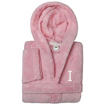 Linum Home Textiles Personalized Linum Kids Super Plush Double Brushed Hooded Bathrobe