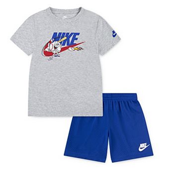 Baby & Toddler Boys Nike Baseball Swoosh T-shirt & Shorts 2 pc Set