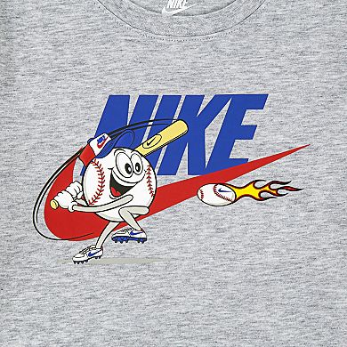Baby & Toddler Boys Nike Baseball Swoosh T-shirt & Shorts 2-Piece Set
