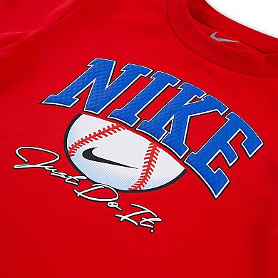 Toddler Boys Nike Dri-FIT Baseball T-shirt & Shorts 2-Piece Set