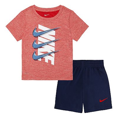 Toddler Boys Nike Dri-FIT Dropset T-shirt & Shorts 2-Piece Set
