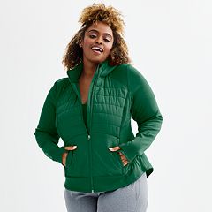 Green Plus Size Outerwear Kohl s