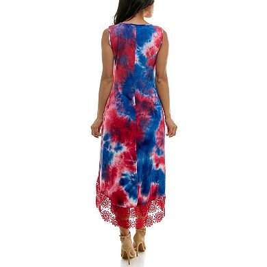 Women's Nina Leonard High-Low Midi Dress