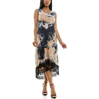 Women's Nina Leonard High-Low Midi Dress