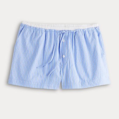 Juniors' Threads of Luxx Exposed Waistband Shorts