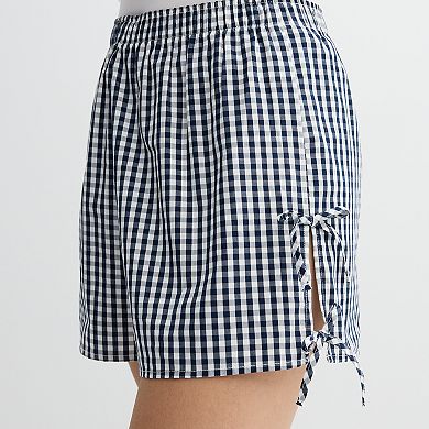 Juniors' Threads of Luxx Side Tie Shorts