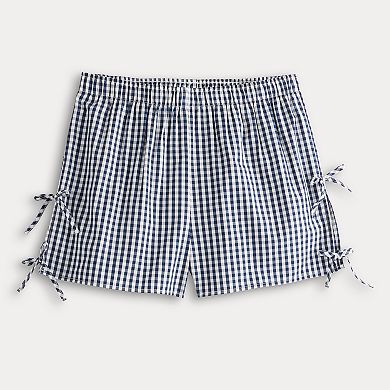Juniors' Threads of Luxx Side Tie Shorts