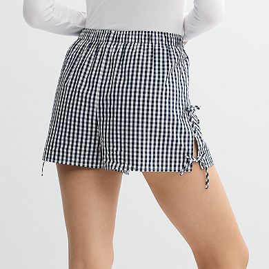 Juniors' Threads of Luxx Side Tie Shorts