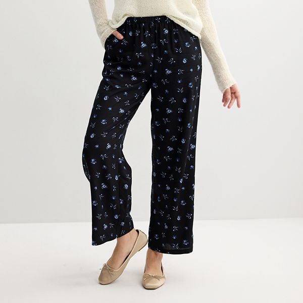 パンツ THERE D THREAD S thread pants long Juniors' Threads of Luxx Pull-On Pants