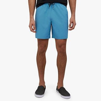 Men's Quiksilver 8-Inch Seaside Elastic Waist Hybrid Shorts