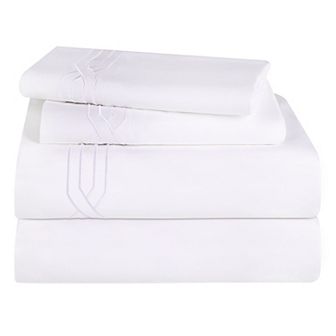 SUPERIOR 4 pc Egyptian Cotton 1200 Thread Count Deep-Pocket Sheet Set