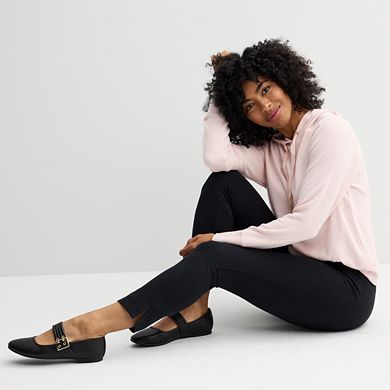 Petite Sonoma Goods For Life® 7/8 Split Hem Legging Pants