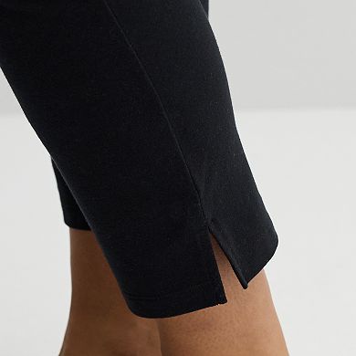 Plus Size Sonoma Goods For Life® 7/8 Split Hem Leggings