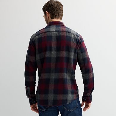 Men's Sonoma Goods For Life® One Pocket Flannel Button-Down Shirt