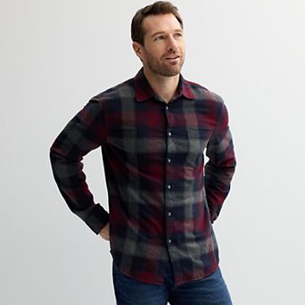 Men's Sonoma Goods For Life® One Pocket Flannel Button-Down Shirt