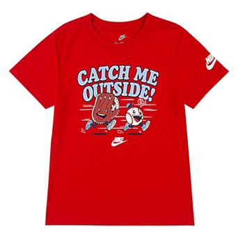 Boys 4-7 Nike Baseball "Catch Me Outside" Short Sleeve T-shirt