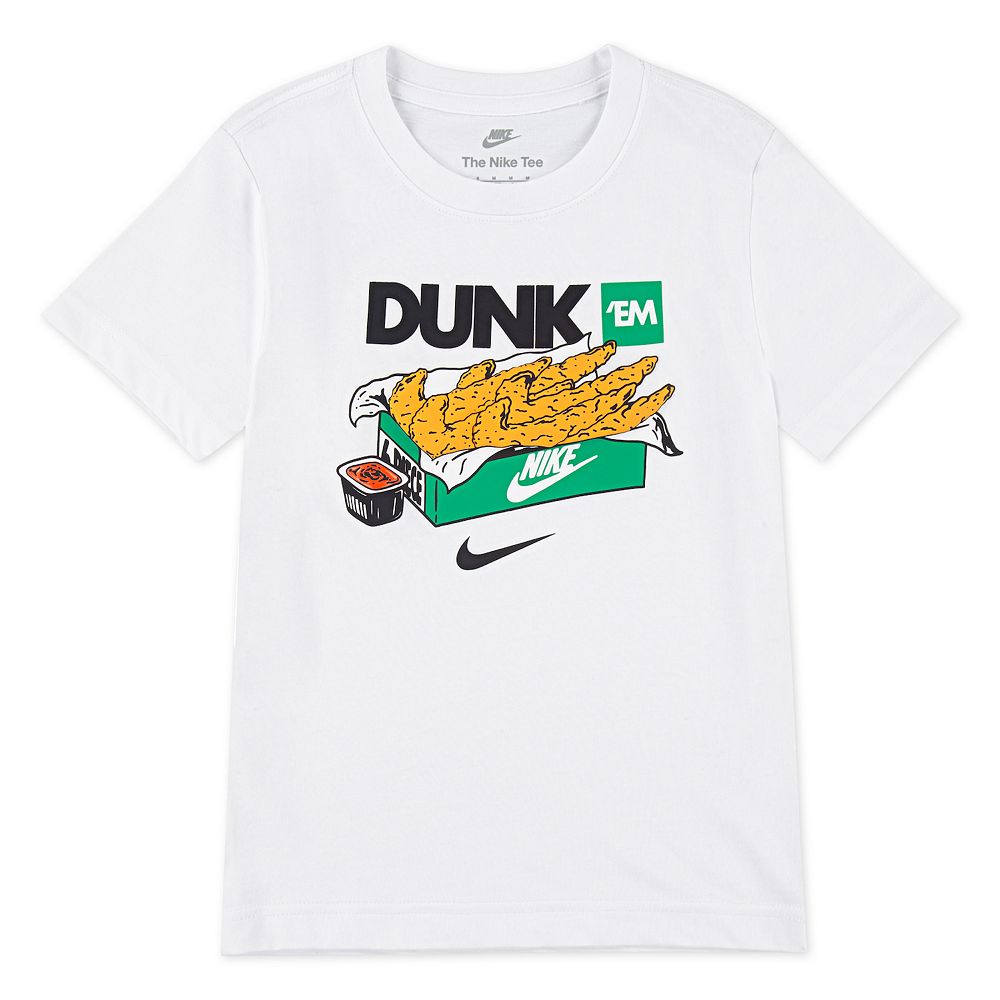 Boys 4-7 Nike "DUNK 'EM" Chicken Tenders Short Sleeve T-shirt