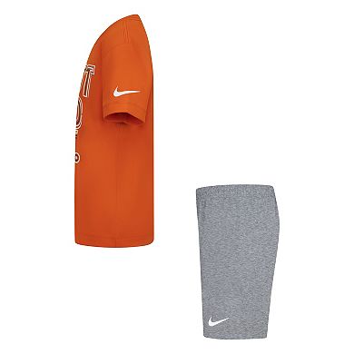 Boys 4-7 Nike Dri-FIT "Just Do It." T-shirt and Shorts 2-piece Set