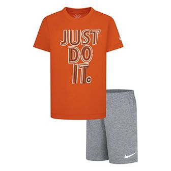Boys 4-7 Nike Dri-FIT "Just Do It." T-shirt and Shorts 2 pc Set
