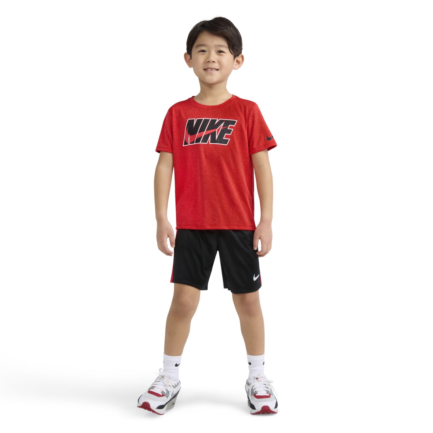 Костюм для мальчиков Nike Dri-FIT (футболка + шорты), 2 предмета