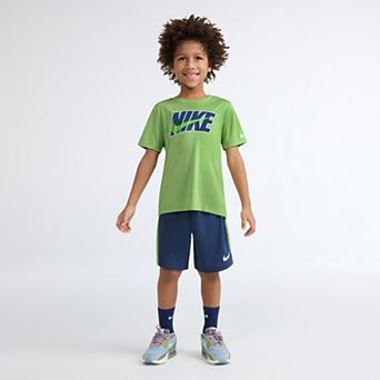 Boys 4-7 Nike Dri-FIT Heathered T-shirt & Shorts 2 pc Set