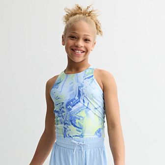 Girls 7-20 Tek Gear® Longline Bra Tank Top in Regular & Plus