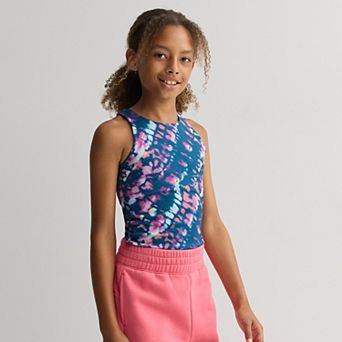 Girls 7-20 Tek Gear® Longline Bra Tank Top in Regular & Plus