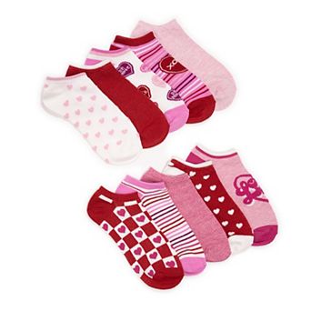 Women's 10 pk MUK LUKS Valentine's Day Socks