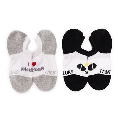 Women's MUK LUKS 5-Pack Pickleball No Show Socks