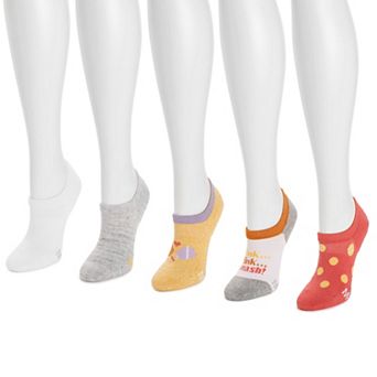 Women's MUK LUKS 5-Pack Pickleball No Show Socks