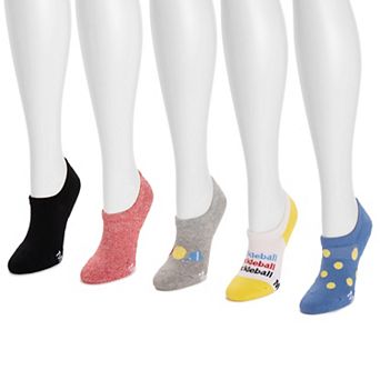 Women's MUK LUKS 5-Pack Pickleball No Show Socks
