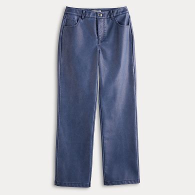 Women's INTEMPO™ High Rise Denim Faux Leather Pants