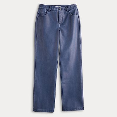 Women's INTEMPO™ High Rise Denim Faux Leather Pants