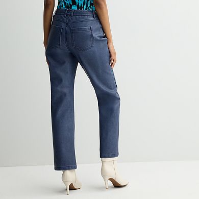Women's INTEMPO™ High Rise Denim Faux Leather Pants