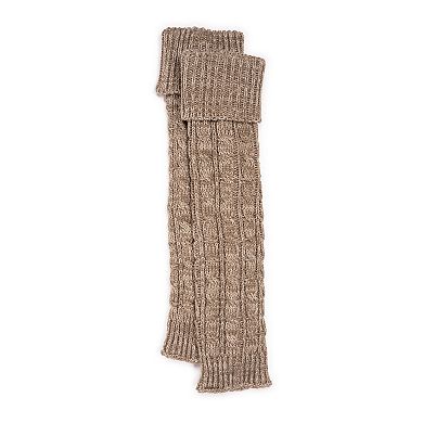 Women's MUK LUKS Tall Cabled Knit Leg Warmers
