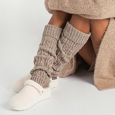 Women's MUK LUKS Tall Cabled Knit Leg Warmers