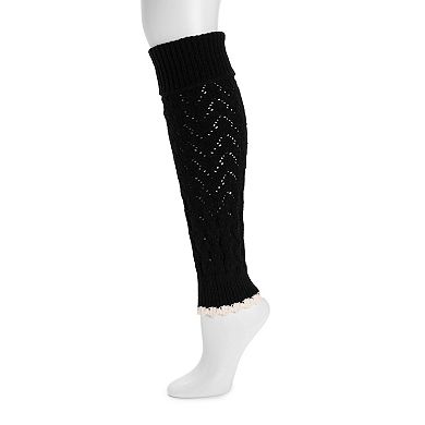 Women's MUK LUKS Tall Pointelle Leg Warmers