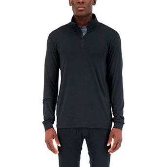 Men's Heat Holders Warm Quarter-Zip Baselayer Top