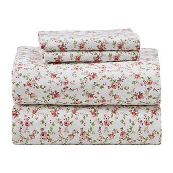 Modern Threads Vevian Printed Cotton Flannel Bed Sheet 3 pc Set