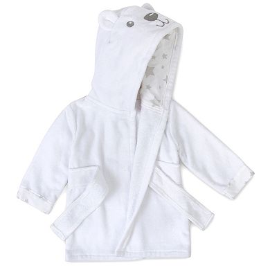Baby Essentials Velour Hooded Bathrobe